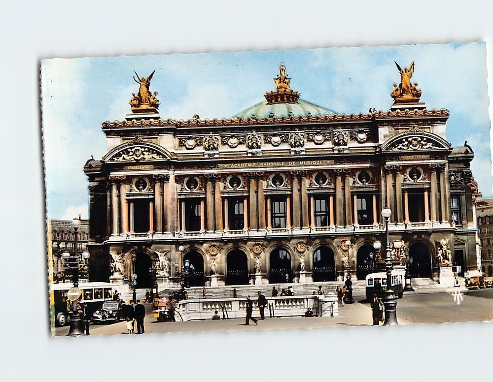Postcard Palais Garnier Paris France