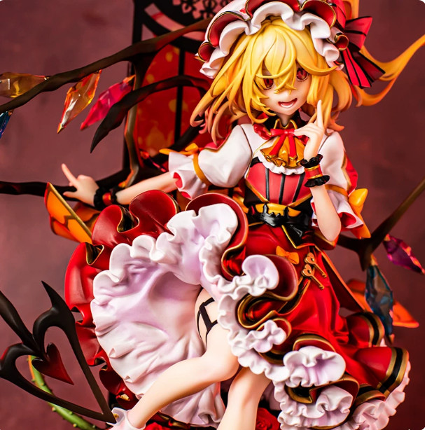 Anime Touhou Project Flandre Scarlet 22.4cm 1/8 Scale Figure Statue Model New