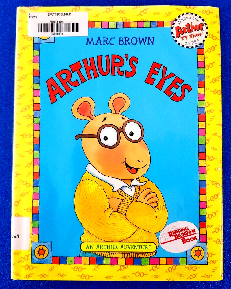 Arthur's Eyes By Marc Brown Hardcover Pbs Kids Tv Show Book Free Shipping
