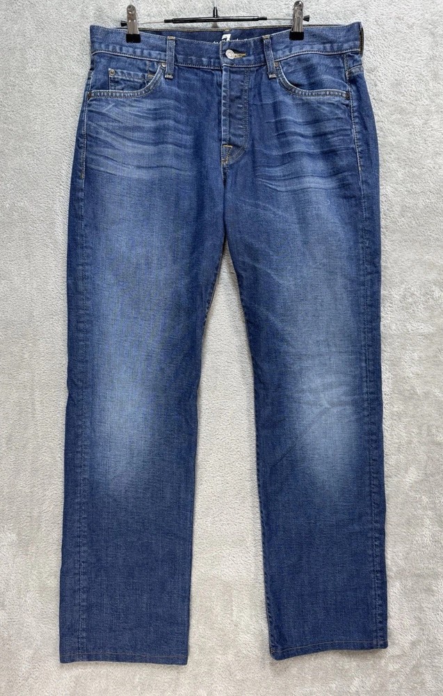7 For All Mankind Standard Men’s Size 33 Medium Wash Denim