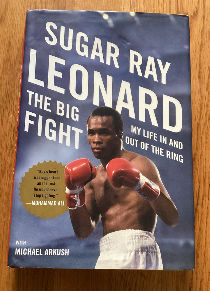 SUGAR RAY LEONARD AUTOGRAPHED 