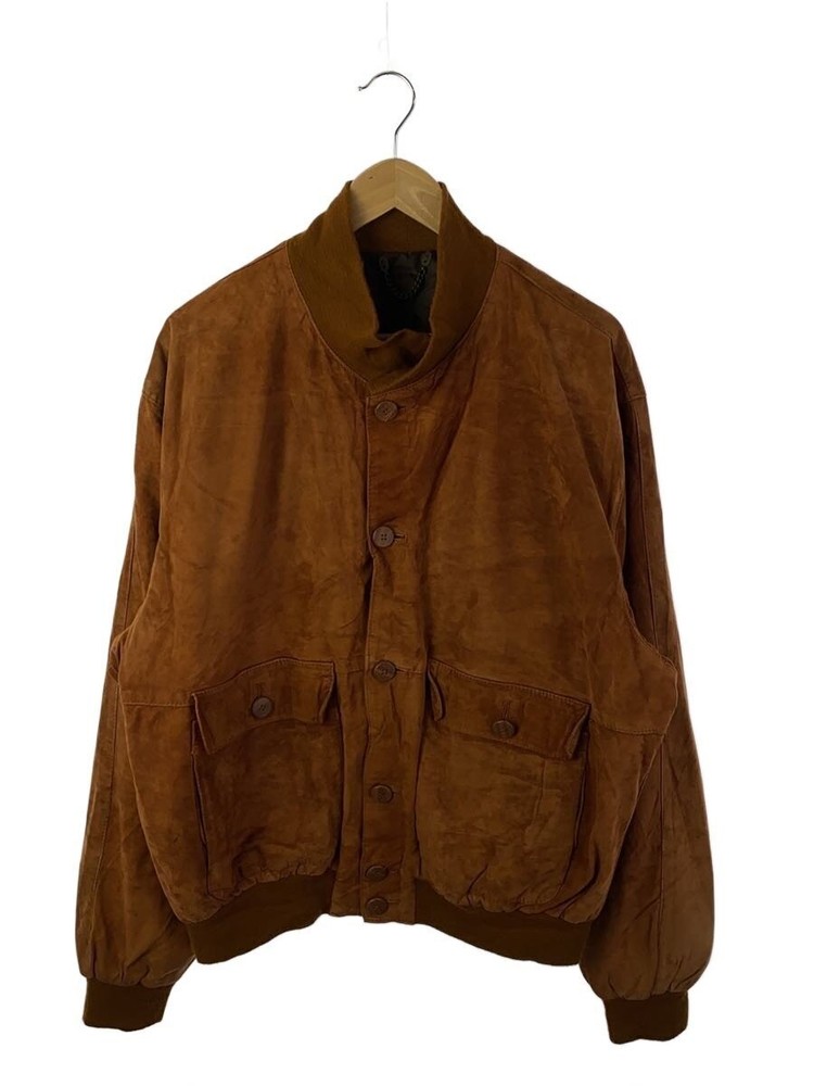 Leather Jacket Blouson/58/Suede/Brw 3502