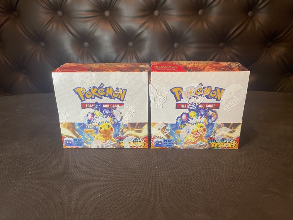 Pokemon, Surging Sparks, Sealed Lot of 2 Booster Boxes