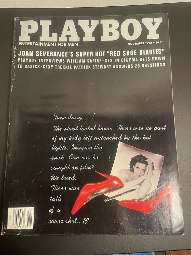 Playboy Magazine November 1992 Stephanie Adams Playmate, Patrick Stewart