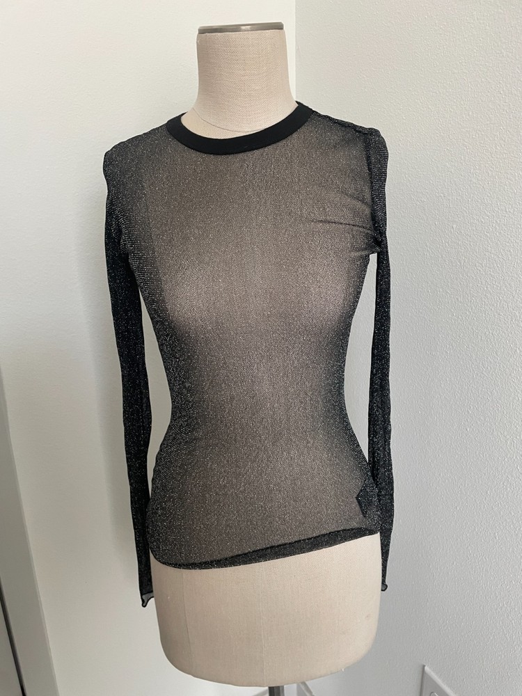 Urban Outfitters Top Women S Sheer Black Cyberpunk Party Rave Festival Whimgoth