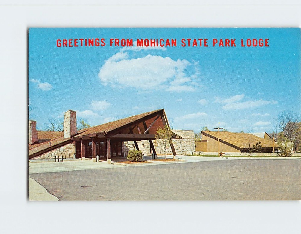Postcard Mohican State Park Lodge Ohio USA