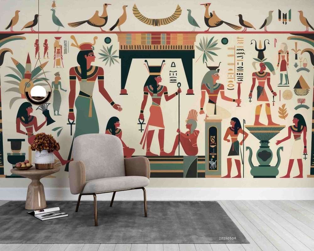 3D Ancient Egypt Themes Painting Wall Murals Wallpaper Murals Wall Sticker 3