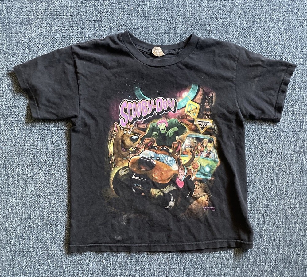 Y2K Monster Jam Scooby Doo Truck Shirt Youth Large Cartoon Network