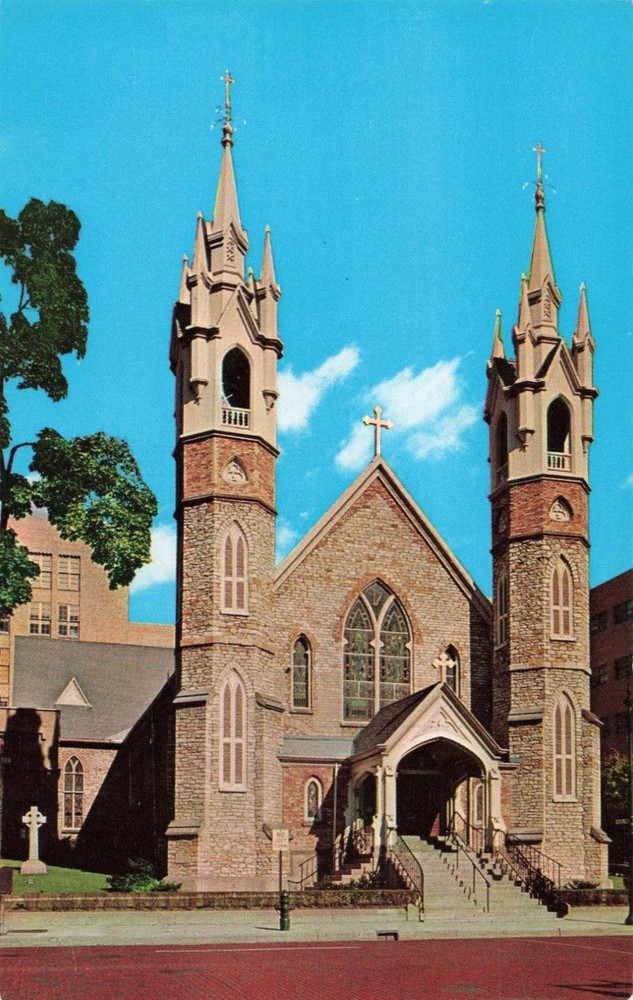 Grand Rapids MI Michigan, St. Mark's Cathedral Church, Vintage Postcard