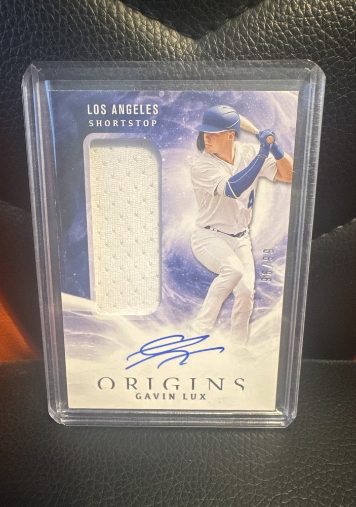 2020 Panini Chronicles - Origins Rookie Jumbo Material Autographs Gavin Lux...