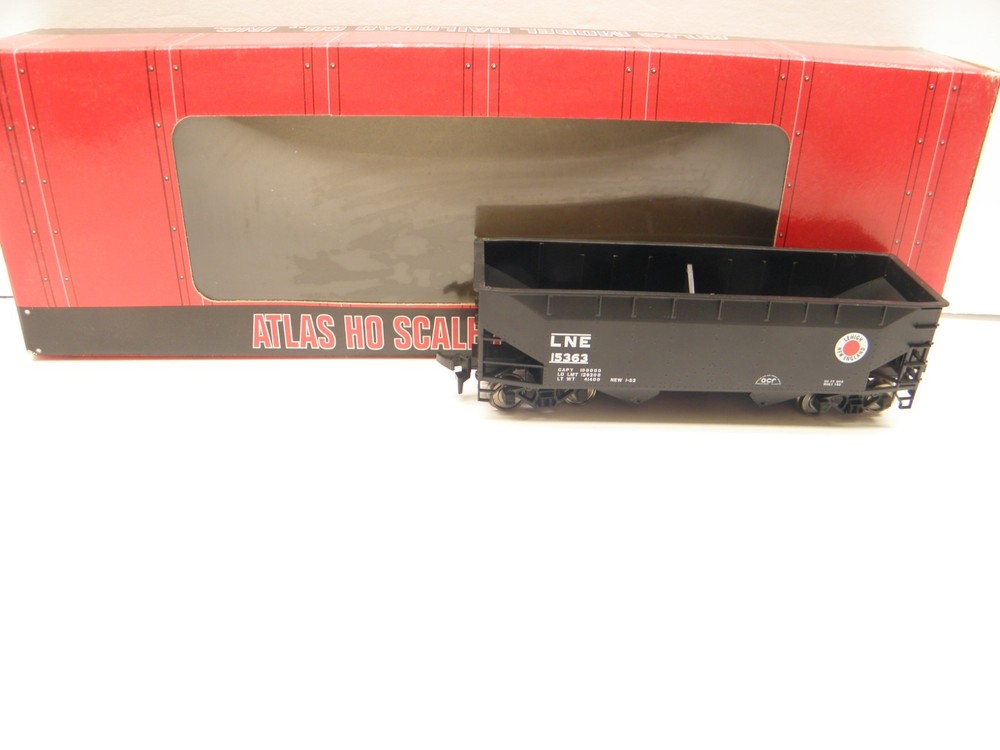Atlas -2 Bay Offset Hopper - Lehigh New England - Lne #15363 - Ho Scale