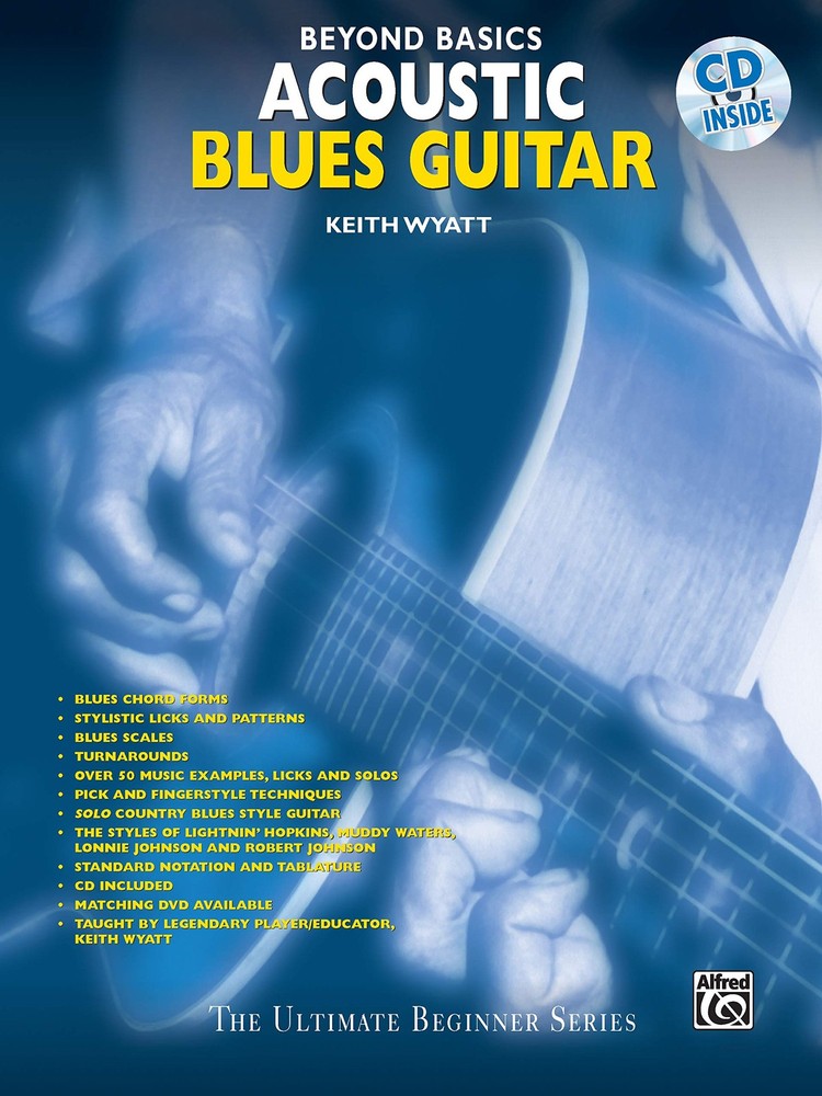 Beyond Basics: Acoustic Blues Guitar, Book & CD - paperback Wyatt, Keith