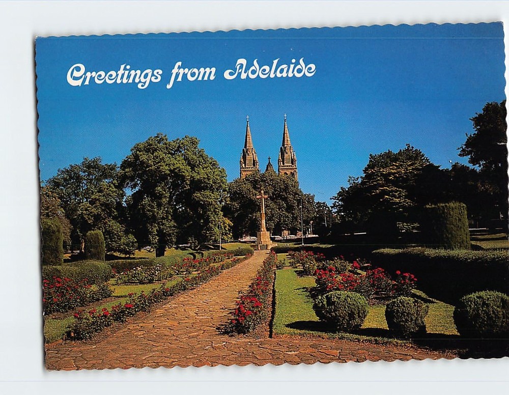 Postcard Greetings From Adelaide South Australia