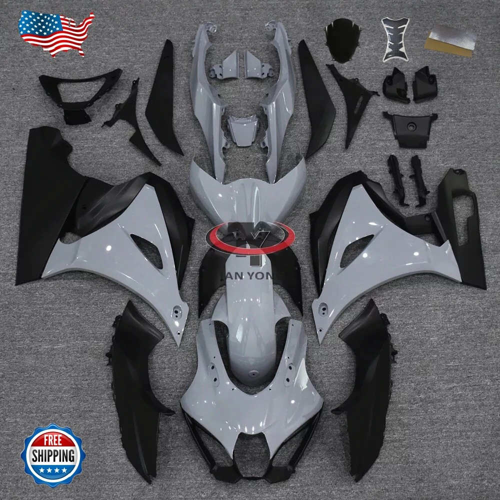 Fairing Kit For Suzuki GSXR1000 2017-2024 19 ABS Injection Bodywork Cement Gray