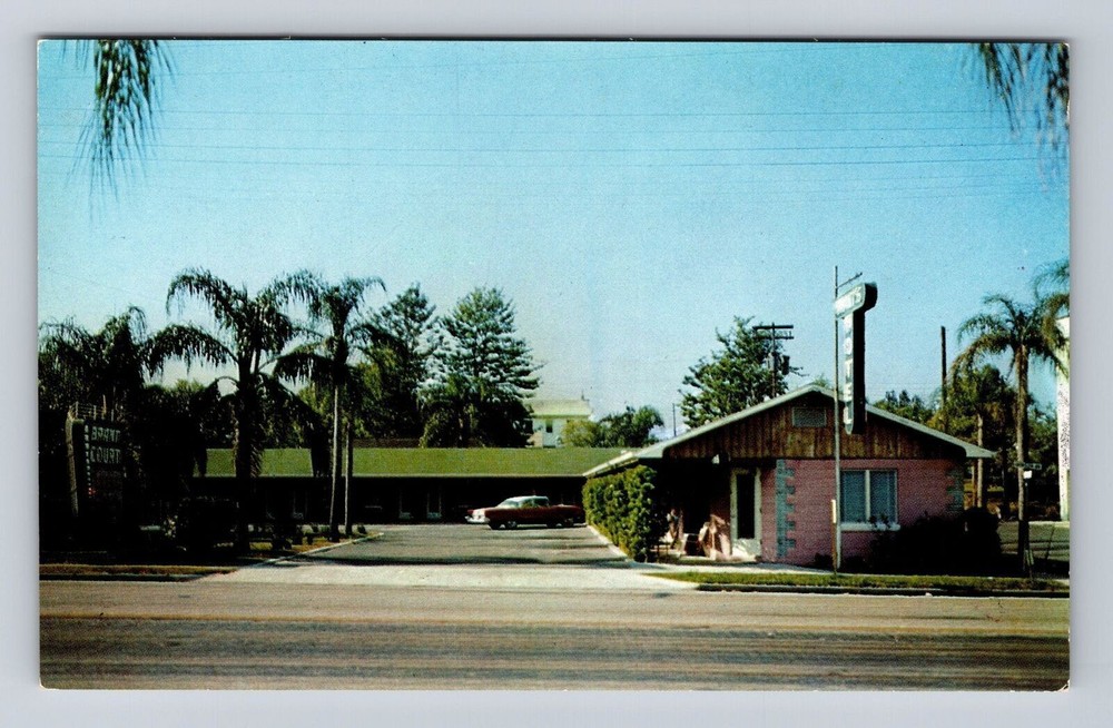 Haines City FL-Florida, Brant Motel Advertising, Vintage Souvenir Postcard