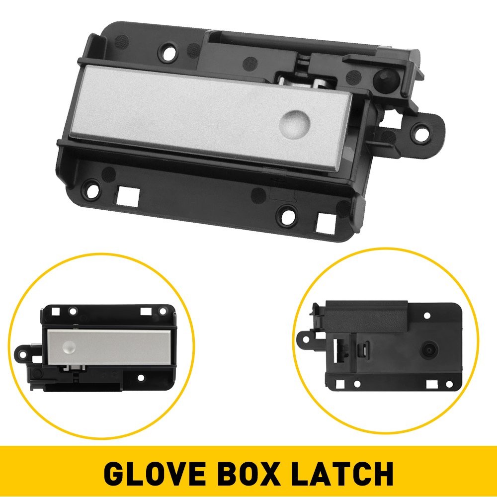 Silver Upper Glove Box Handle Latch For 2007-2013 Chevy GMC Silverado Sierra