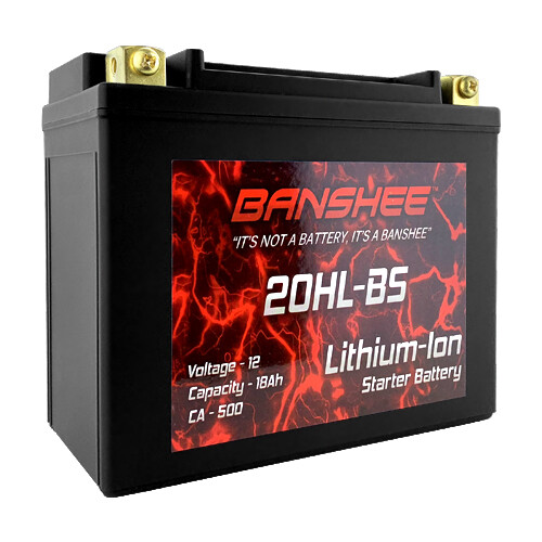 Banshee YTX20L-BS YTX20HL LifePO4 Maintenance Free Jetski ATV Motorcycle Battery