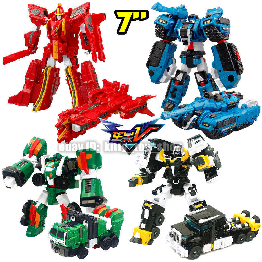 Galaxy Detectives Mini Transforming Robot Tank Beast Commander Figure