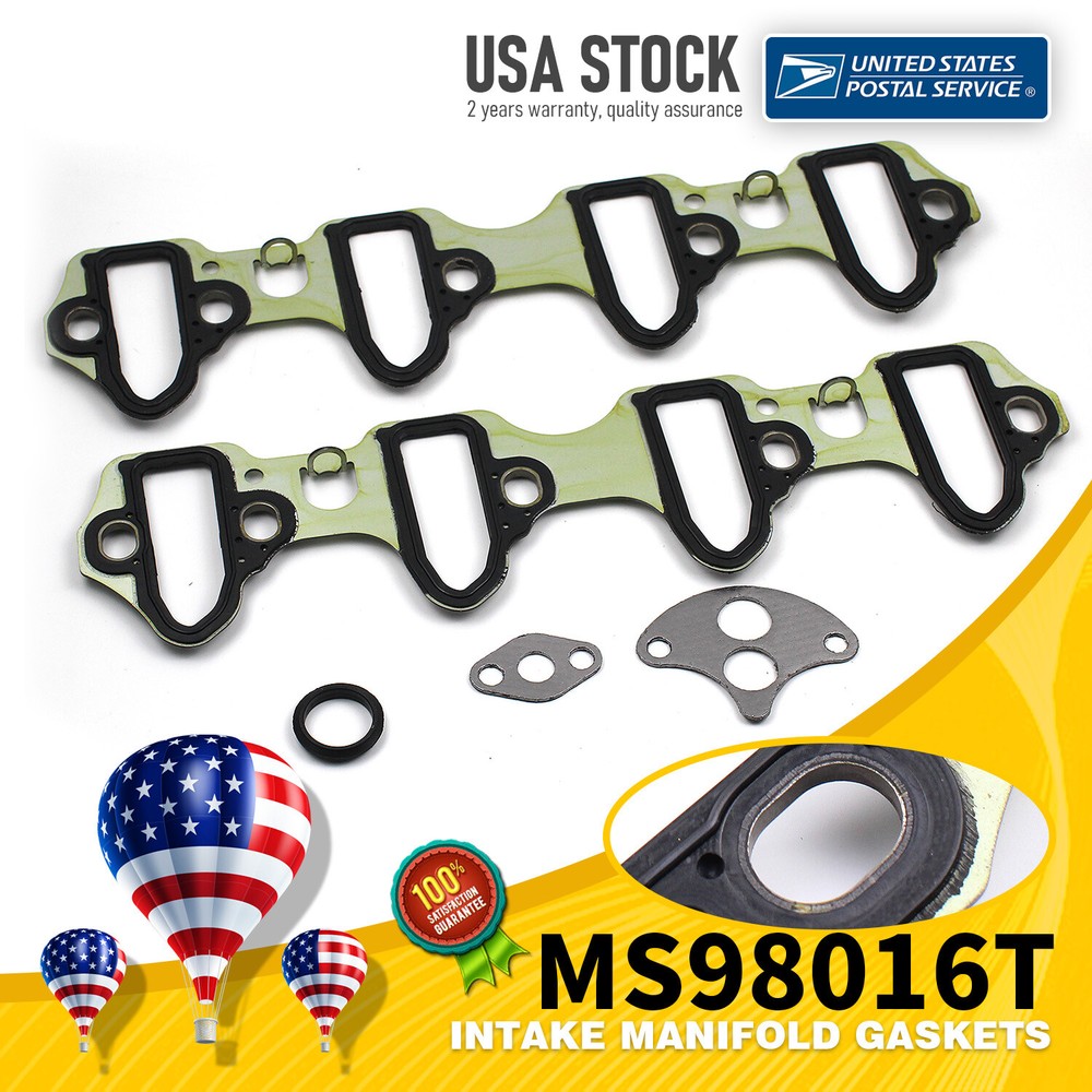MS98016T Engine Metal Intake Manifold Gasket Kit for Silverado 1500 Base 1999-05