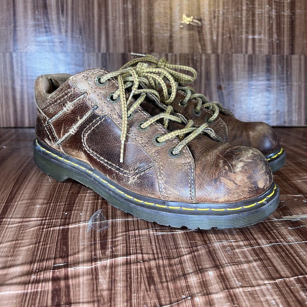 Dr. Martens Shoes Mens Size 10 Brown Leather Anderson AirWair Casual Lace Up