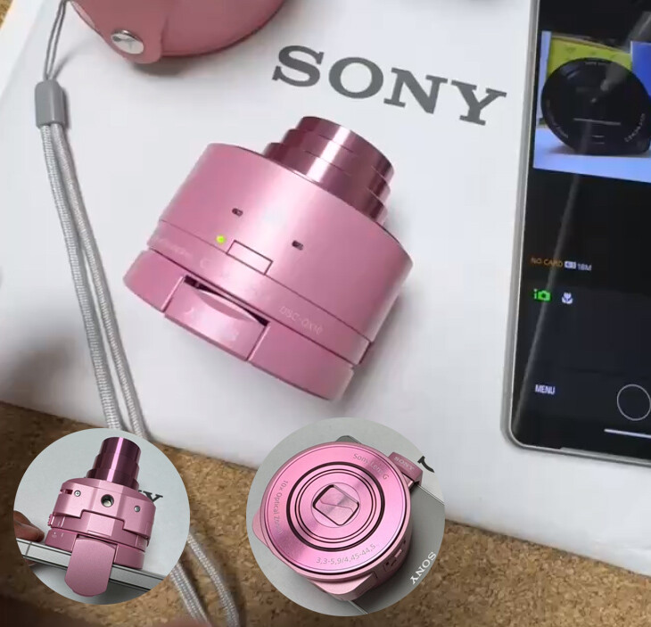 Sony Cyber-shot Digital Camera Lens Style Camera QX10 DSC-QX10/B