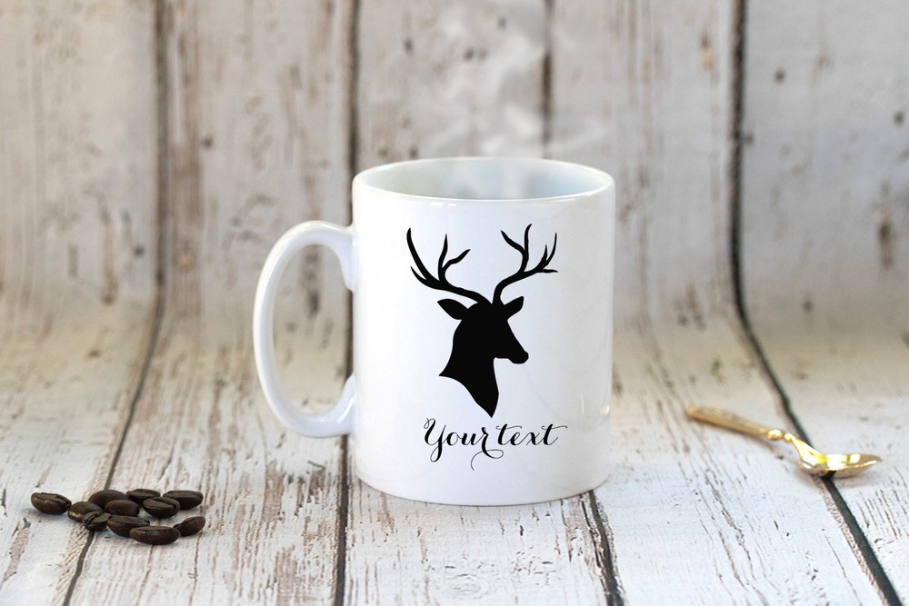 Deer Coffee Mug Deer Lovers Coffee Tea Mug Personalized Deer Mug Cute Mug