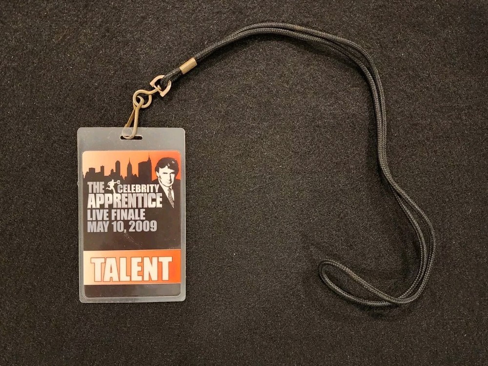 The Celebrity Apprentice Live Finale 2009 Talent Pass/Ticket Donald Trump