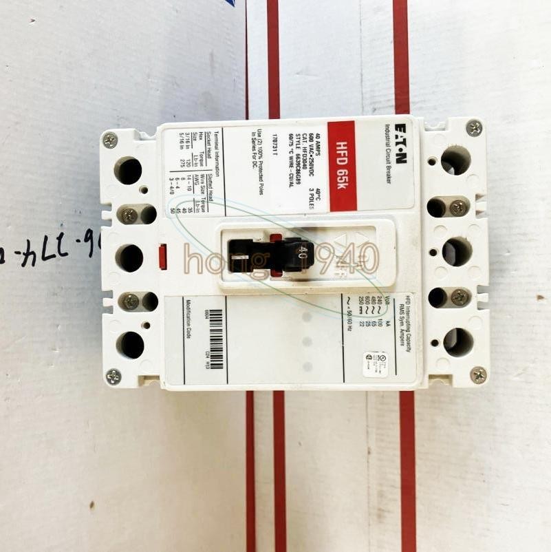 One EATON HFD3040 Circuit Breaker New