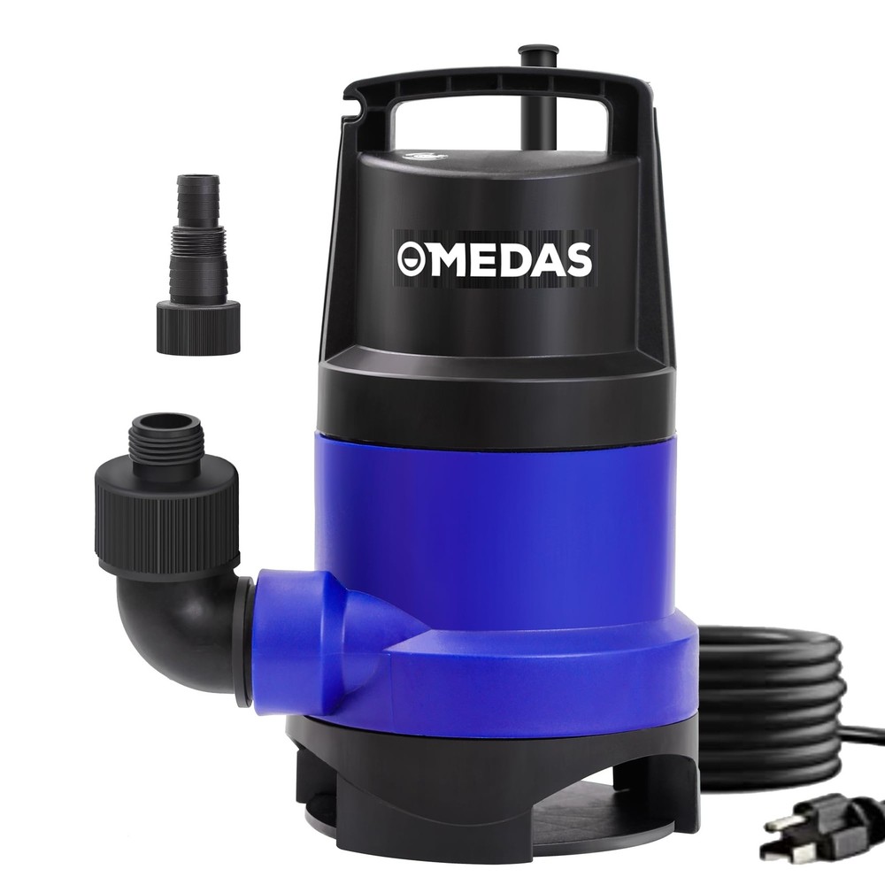 1HP 3434 GPH Submersible Sump Pump for Clean or Dirty Water High Flow Utility