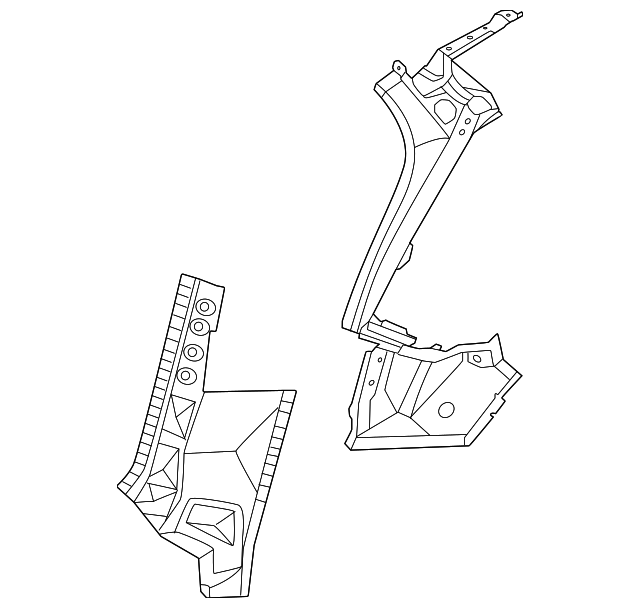 Genuine Nissan Body D-Pillar 77610-6RA0A