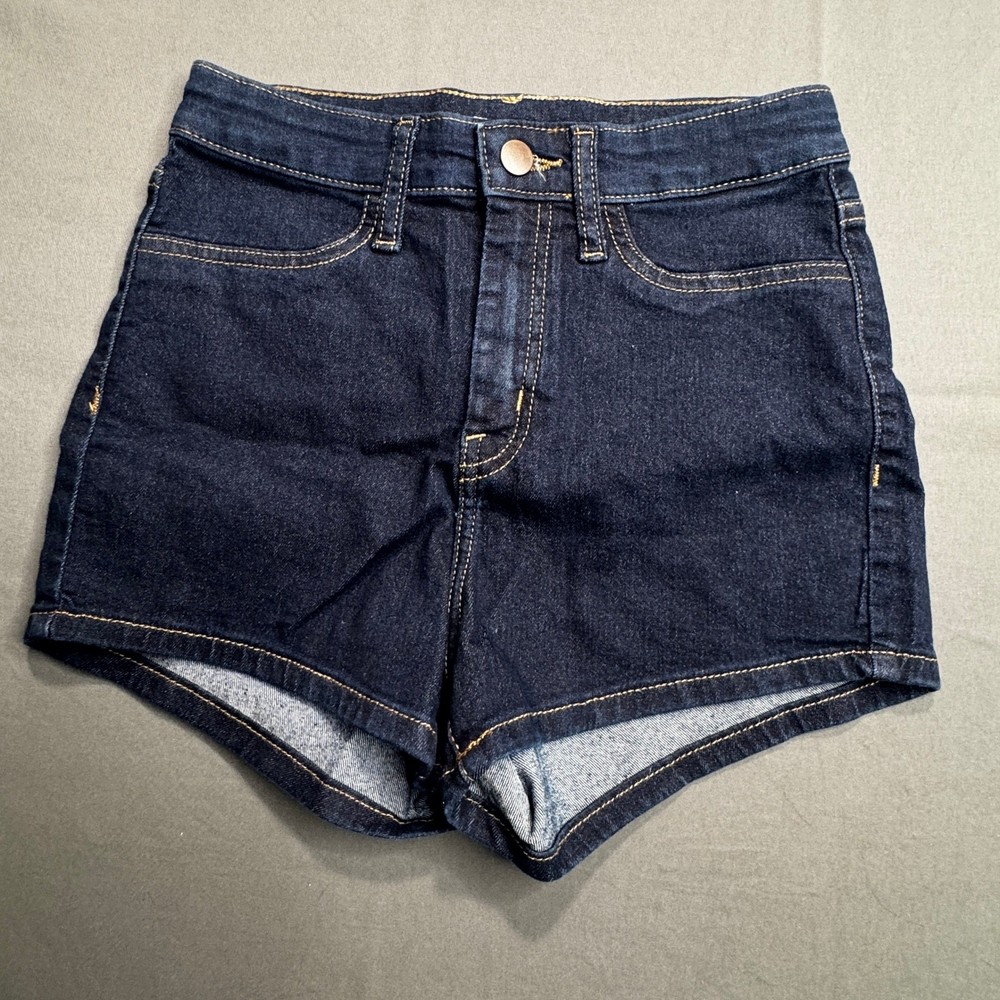 Wild Fable High Rise Denim Jean Shorts Dark Wash Women's Size 4/27