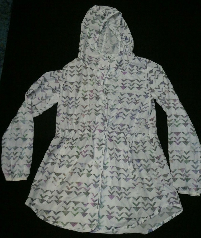 C9 by Champion women's multi-colored print hoodie windbreaker jacket Sz M