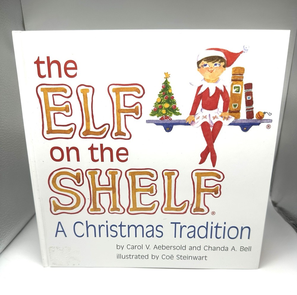 Elf on the Shelf  by Carol V. Aebersold Hardcover Book Girl (Book Only)(A)