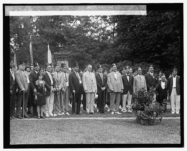 Photo:Knoxville Tennessee Amra Grotto Masonic Men Group 1925 at W.H.