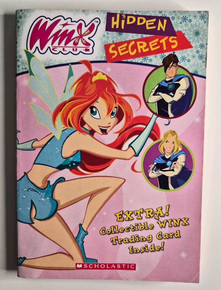 Winx Club Hidden Secrets Book First Edition 1st Printing 2005 Vintage