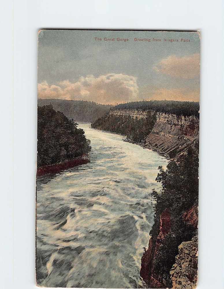 Postcard The Great Gorge Niagara Falls North America