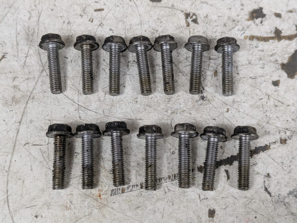 02 03 Kawasaki Ninja ZX9 ZX9R ZX900F1 Engine Bottom Cover Oil Pan Bolts