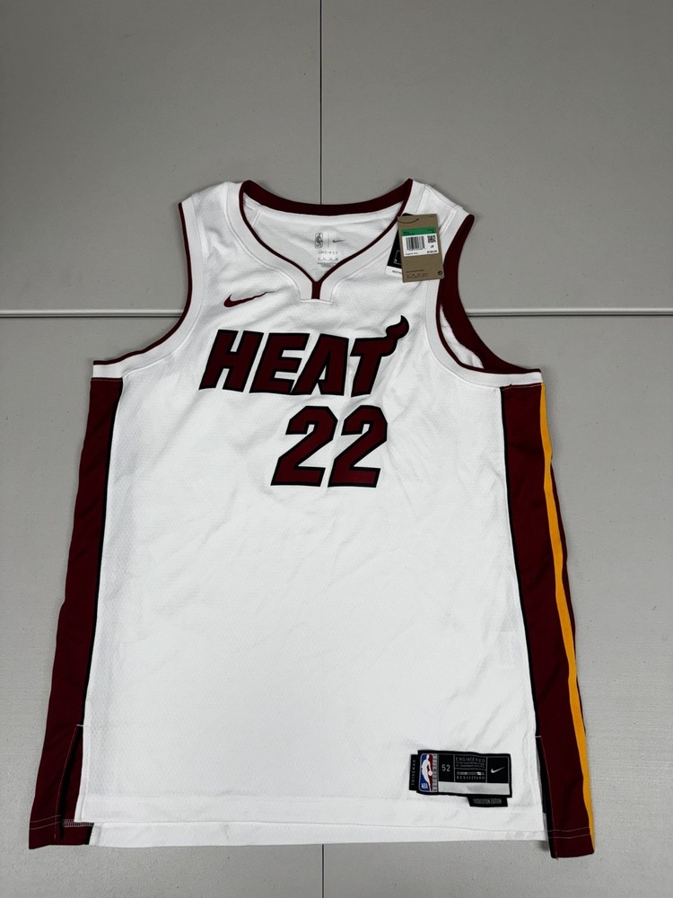Men’s Miami Heat Jimmy Butler Nike White Swingman Jersey NWT $120