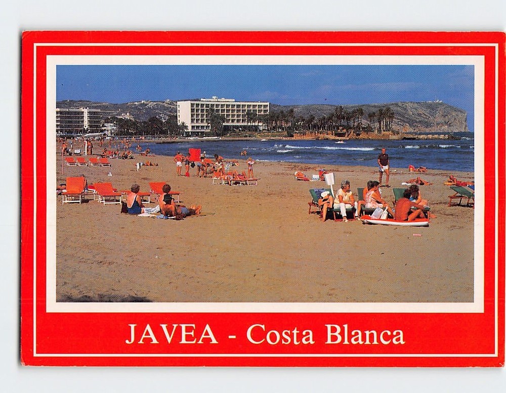 Postcard Costa Blanca Javea Spain