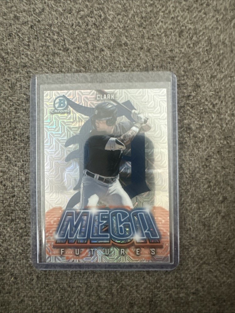 Max Clark 2026 Bowman Chrome Mega #MF-16 Mega Futures Mojo Refractor Tigers