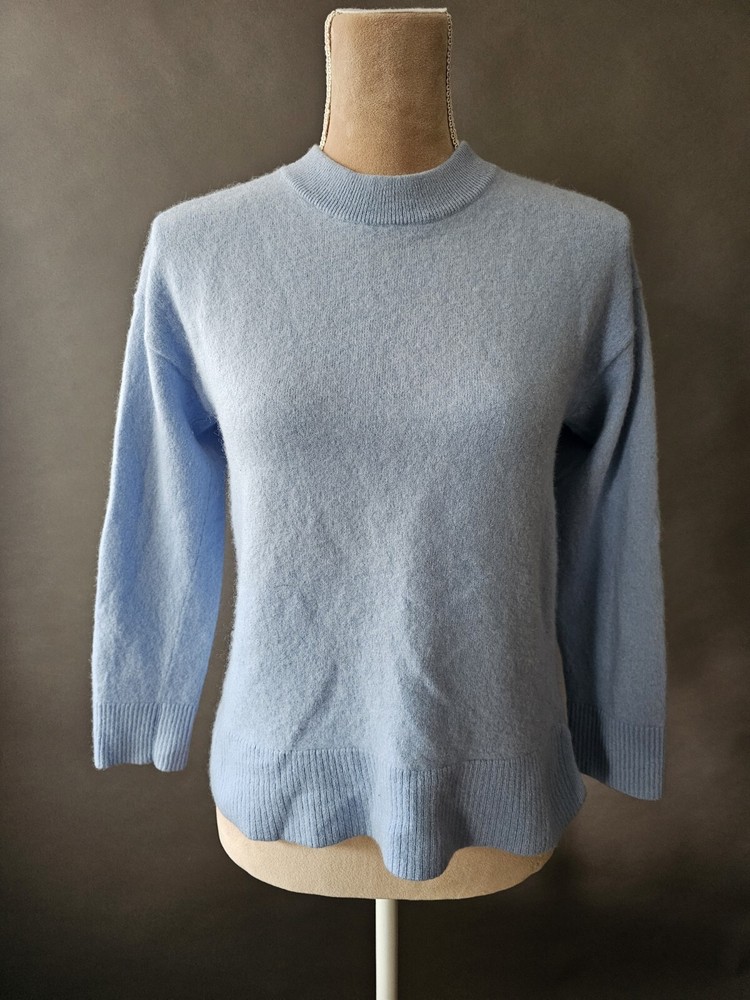 Charter Club 100% Cashmere Blue Crewneck Sweater Size Large