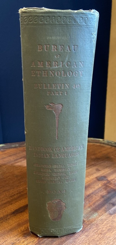 *Rare* HANDBOOK Of AMERICAN INDIAN LANGUAGES,1911,Franz Boas