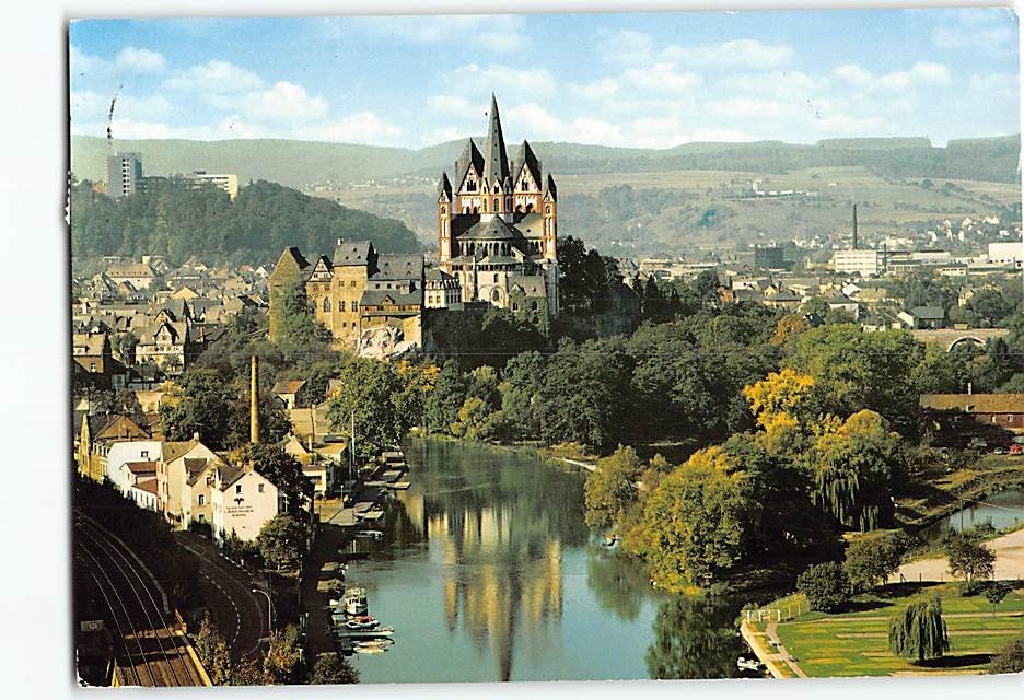 Postcard Panoramic View Limburg An Der Lahn Germany