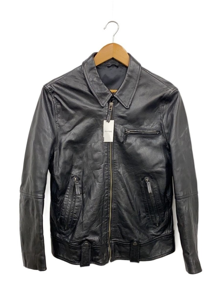 Leather Jacket Blouson/M/Leather/Blk 3502