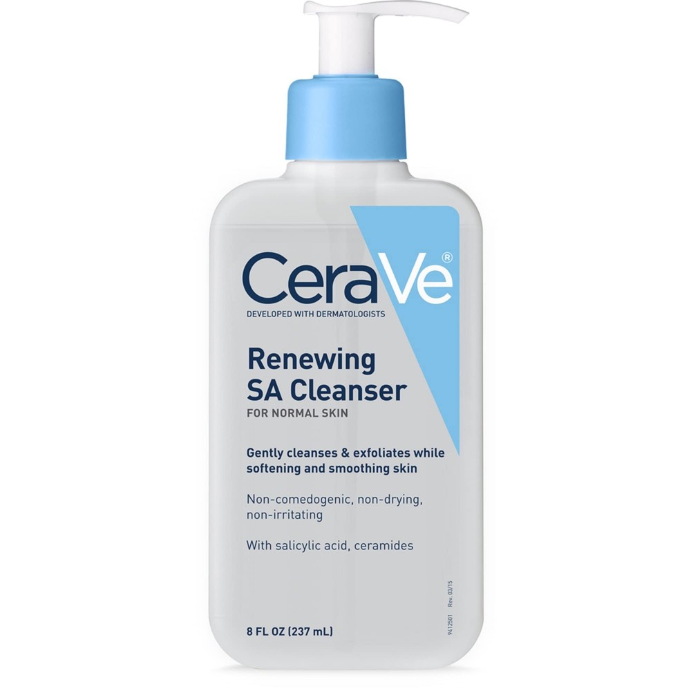 CeraVe Renewing Salicylic Acid Cleanser with BHA Exfoliator 8 Oz-image