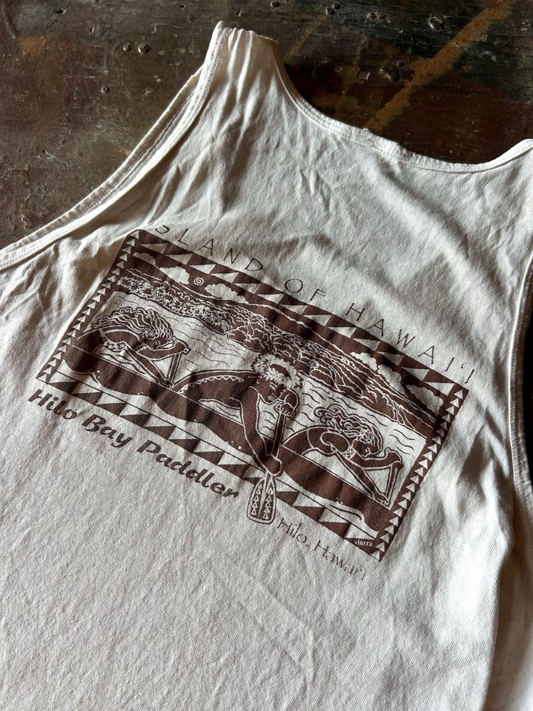 Vintage Surf Style Tank Top Y2K Grunge Hawaii