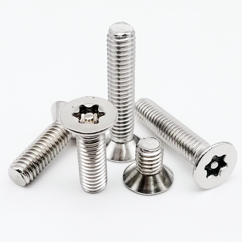M2.5 to M6 SUS304 Torx Pin Security Countersunk Screw Bolt