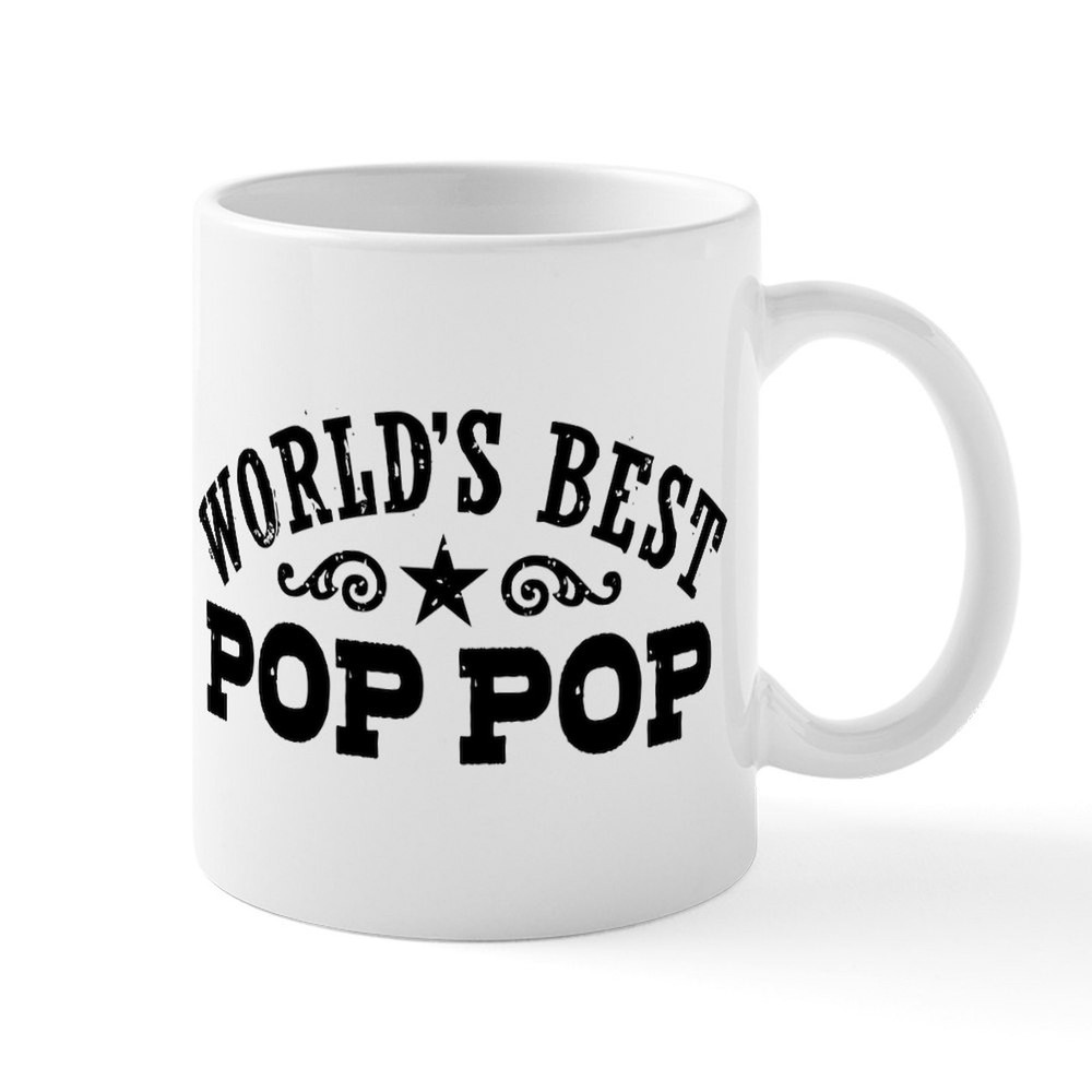 CafePress World's Best Pop Pop Mug 11 oz Ceramic Mug (967092173)