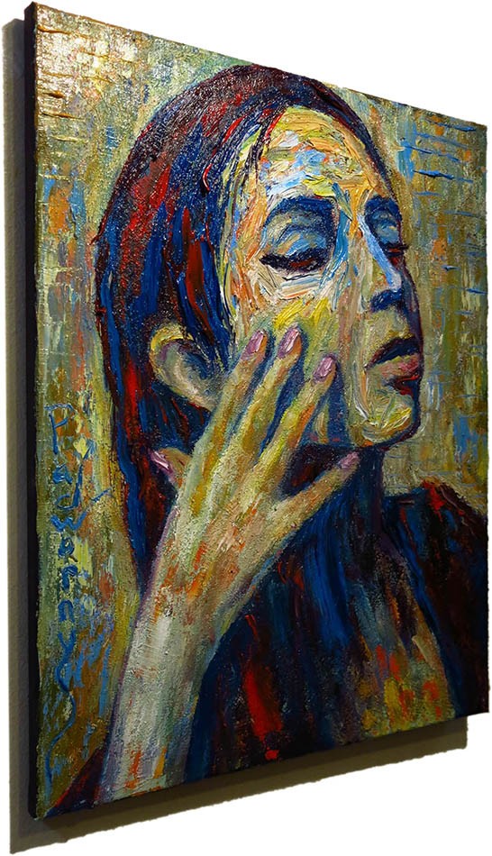 Woman Portrait Oil█Painting Girl█Realist Art█Signed Vintage Original Female Pop