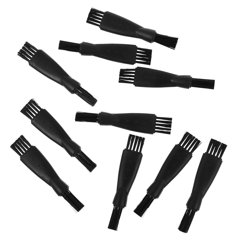 10 Pcs Shaving Cleaning Razor Straight Electric Shaver Brush Man